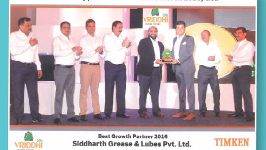 Best growth partner Award from Timken